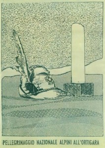 1920 Ortigara, cartolina