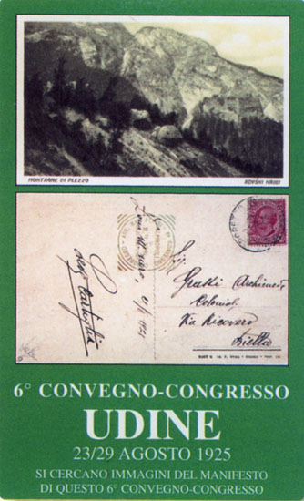 1925 Udine, cartolina