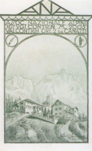 1926 Rifugio Confortin, cartolina