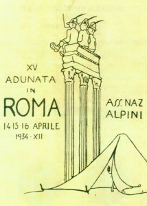 1934 Roma, cartolina