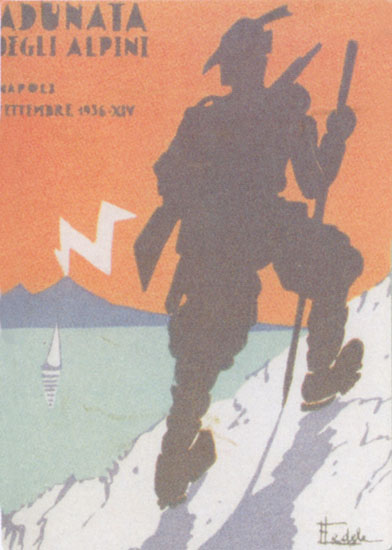 1936 Napoli, cartolina
