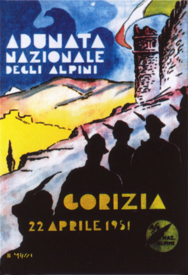 1951 Gorizia, cartolina