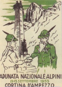 1953 Cortina d'Ampezzo, cartolina