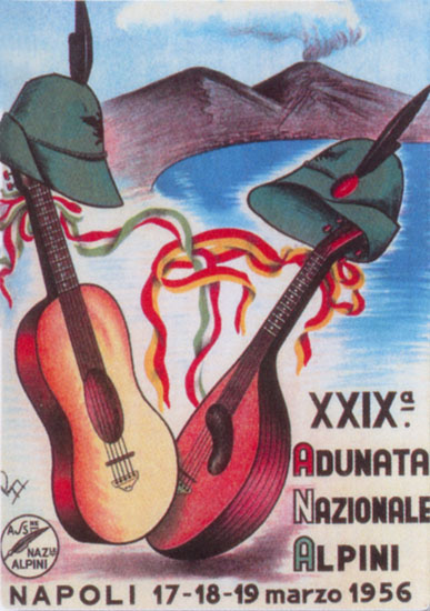 1956 Napoli, cartolina
