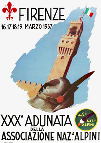 1957 Firenze, cartolina