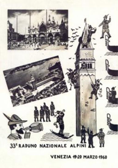 1960 Venezia, cartolina