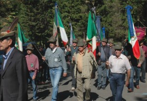 2 giugno 2009: manifestazione degli alpini al Bosco delle Penne Mozze