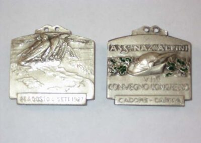 Medaglia ufficiale 1927 Pieve di Cadore