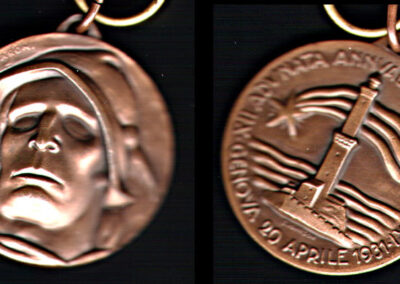 Medaglia ufficiale 1931 Genova
