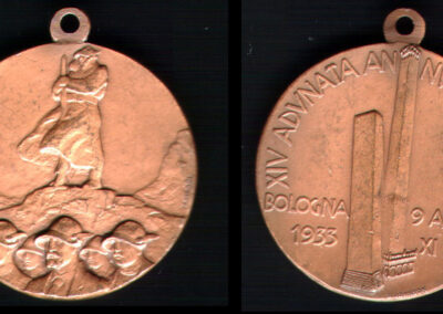 Medaglia ufficiale 1933 Bologna