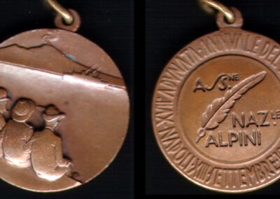 Medaglia ufficiale 1936 Napoli