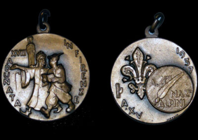 Medaglia ufficiale 1937 Firenze