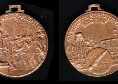 Medaglia ufficiale 1954 Roma