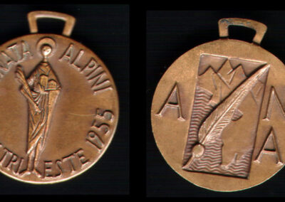 Medaglia ufficiale 1955 Trieste