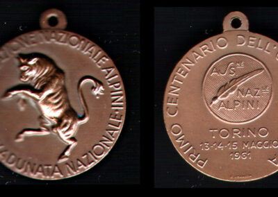 Medaglia ufficiale 1961 Torino