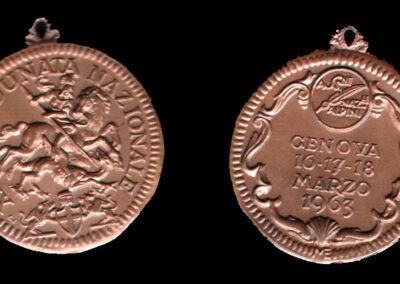 Medaglia ufficiale 1963 Genova