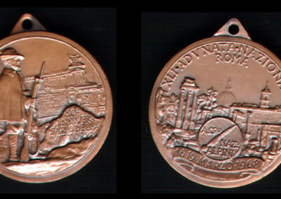 Medaglia ufficiale 1968 Roma