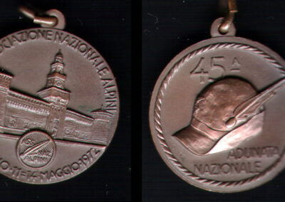 Medaglia ufficiale 1972 Milano