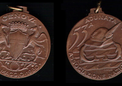 Medaglia ufficiale 1980 Genova