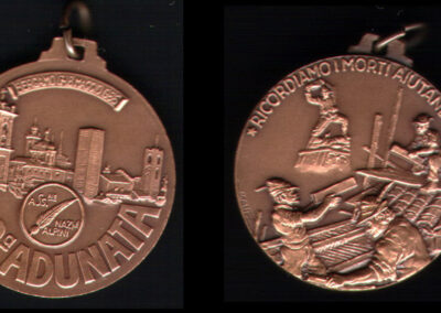 Medaglia ufficiale 1986 Bergamo