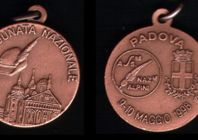 Medaglia ufficiale 1998 Padova