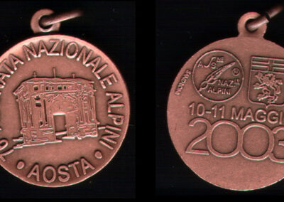 Medaglia ufficiale 2003 Aosta