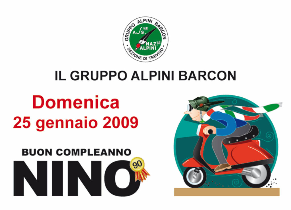 Nino e i suoi 90 anni da alpino