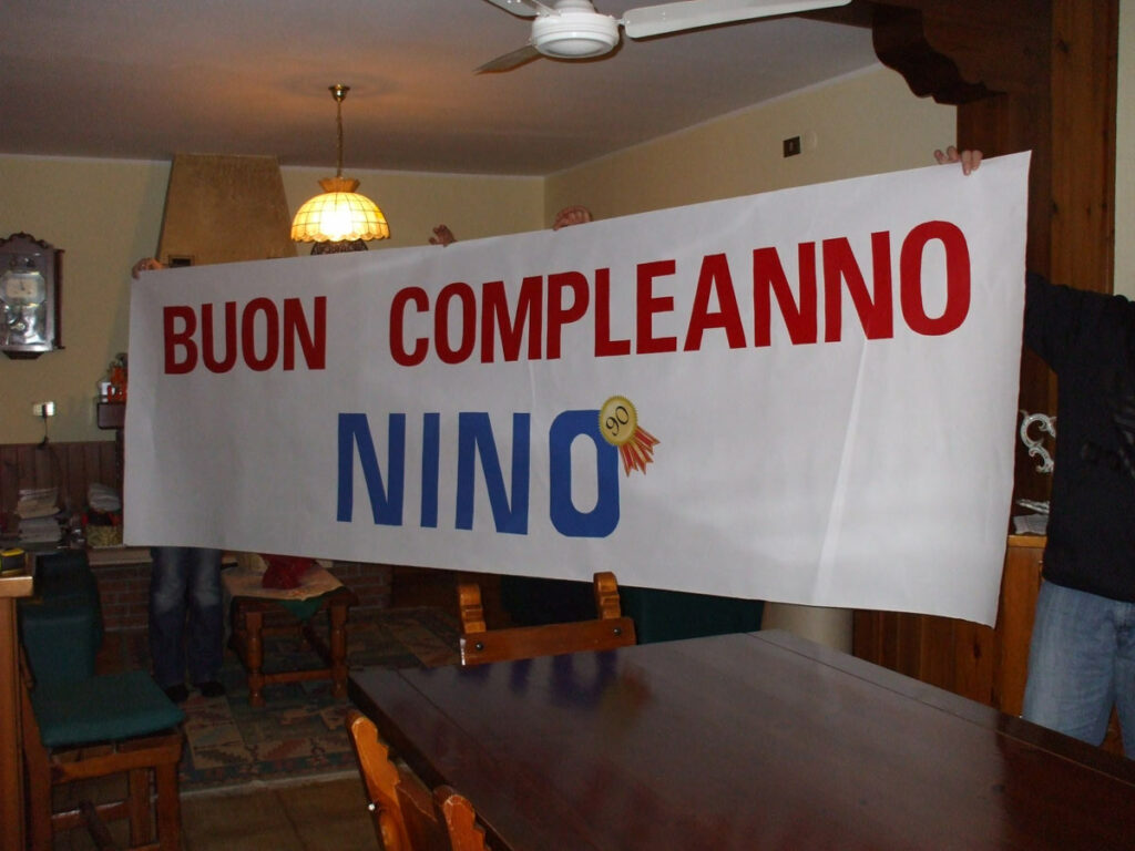 Nino e i suoi 90 anni da alpino