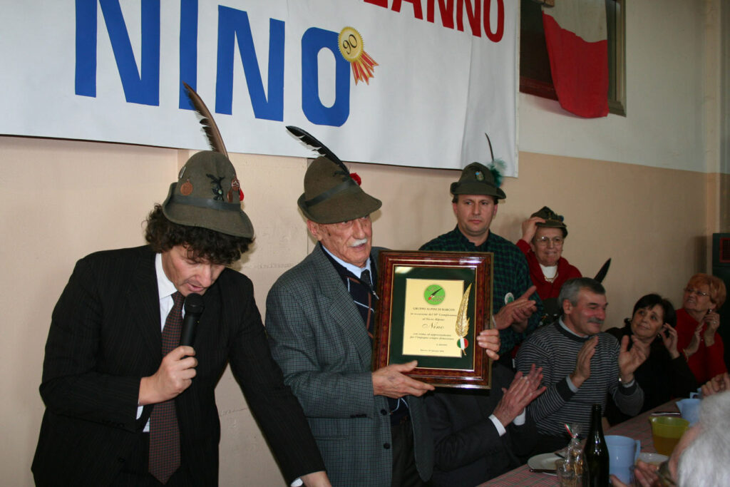 Nino e i suoi 90 anni da alpino