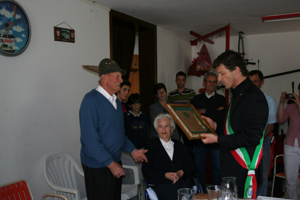 Luciano Lovato 90 anni d'alpino