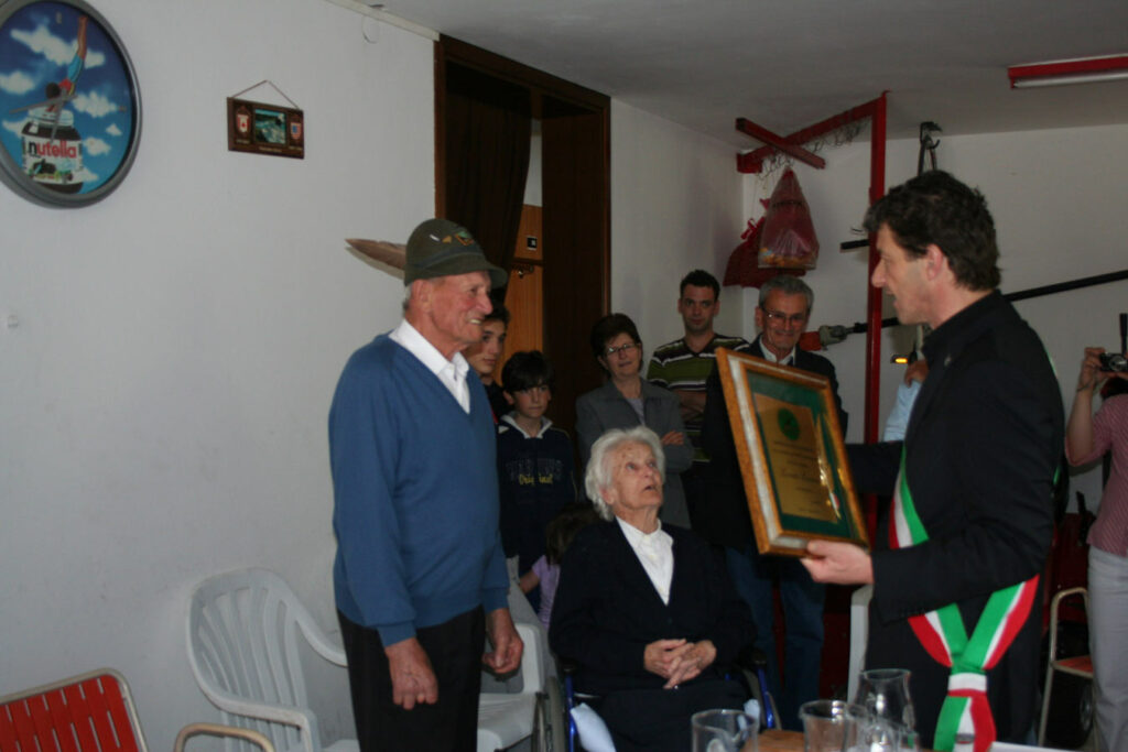 Luciano Lovato 90 anni d'alpino
