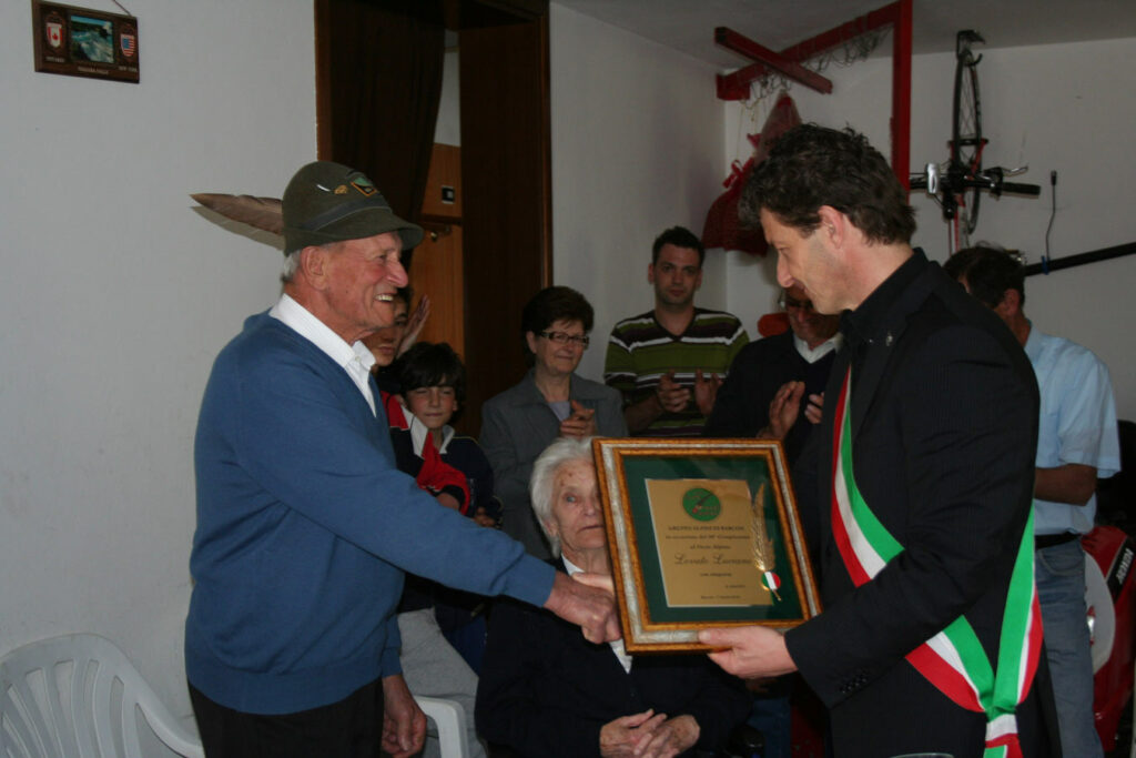 Luciano Lovato 90 anni d'alpino