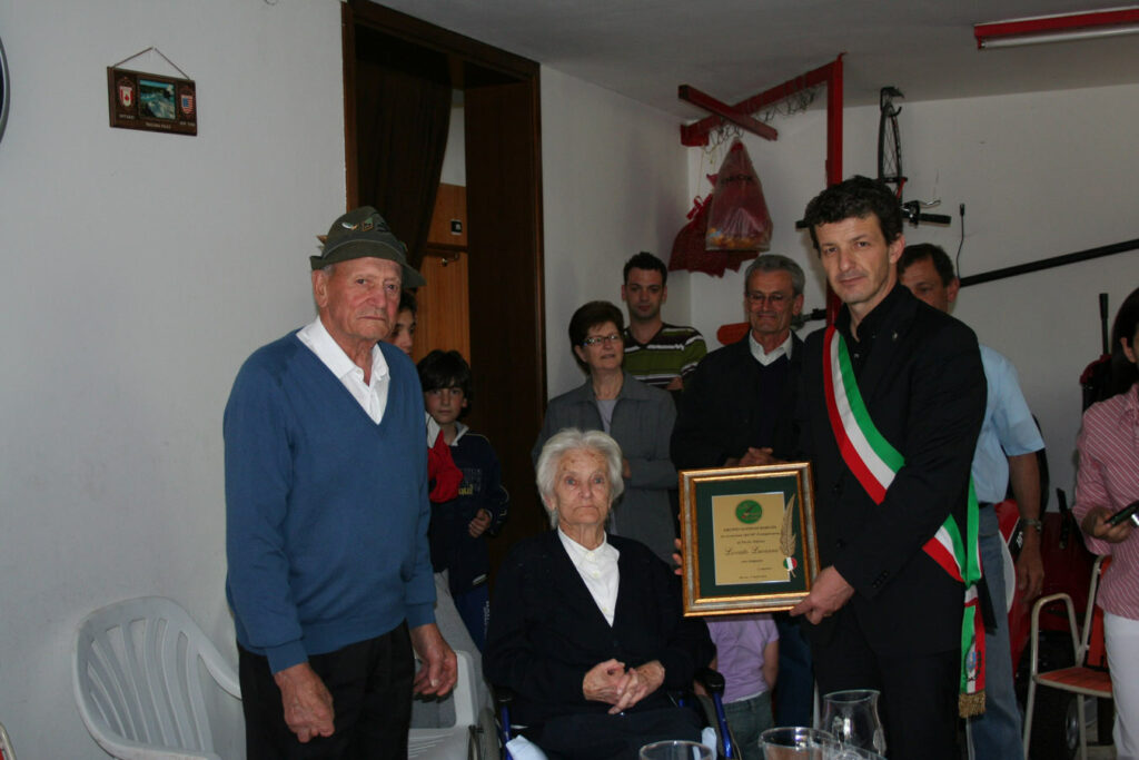 Luciano Lovato 90 anni d'alpino