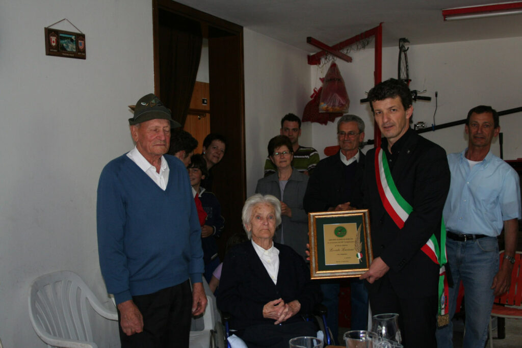 Luciano Lovato 90 anni d'alpino