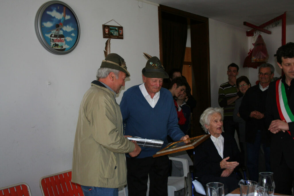 Luciano Lovato 90 anni d'alpino