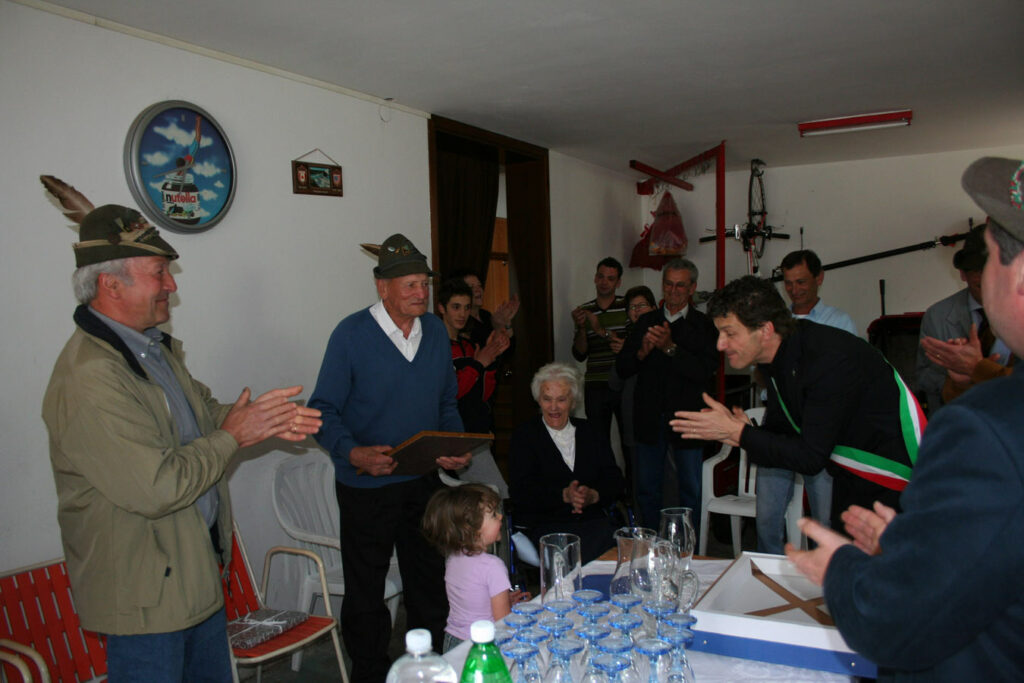 Luciano Lovato 90 anni d'alpino