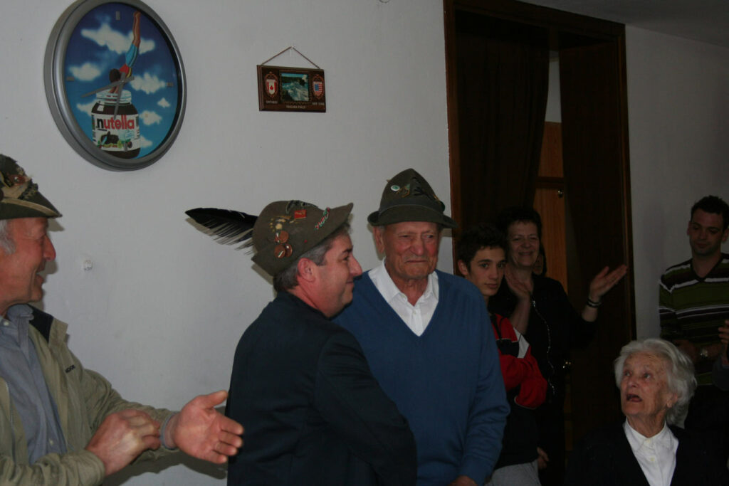 Luciano Lovato 90 anni d'alpino