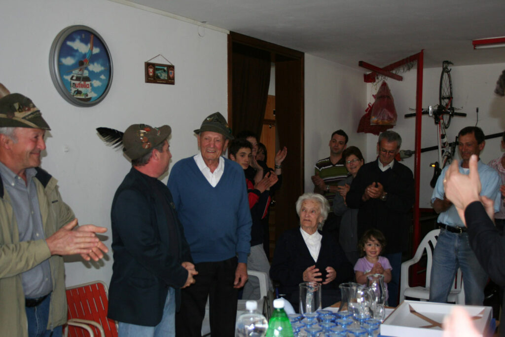 Luciano Lovato 90 anni d'alpino