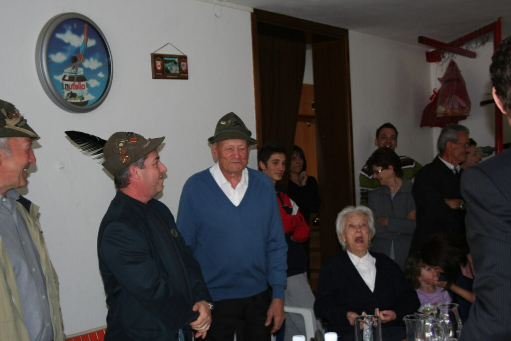 Luciano Lovato 90 anni d'alpino