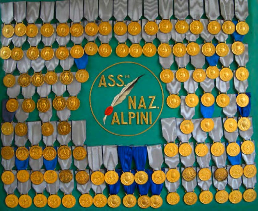 Il medagliere degli Alpini