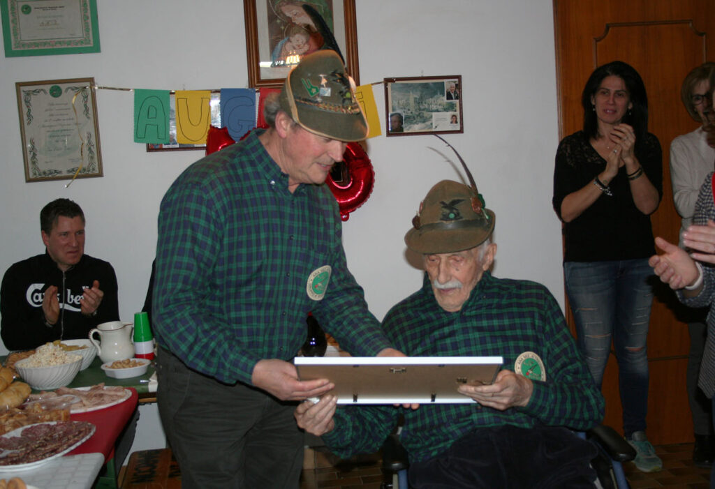 Nino Gaio compie 100 anni