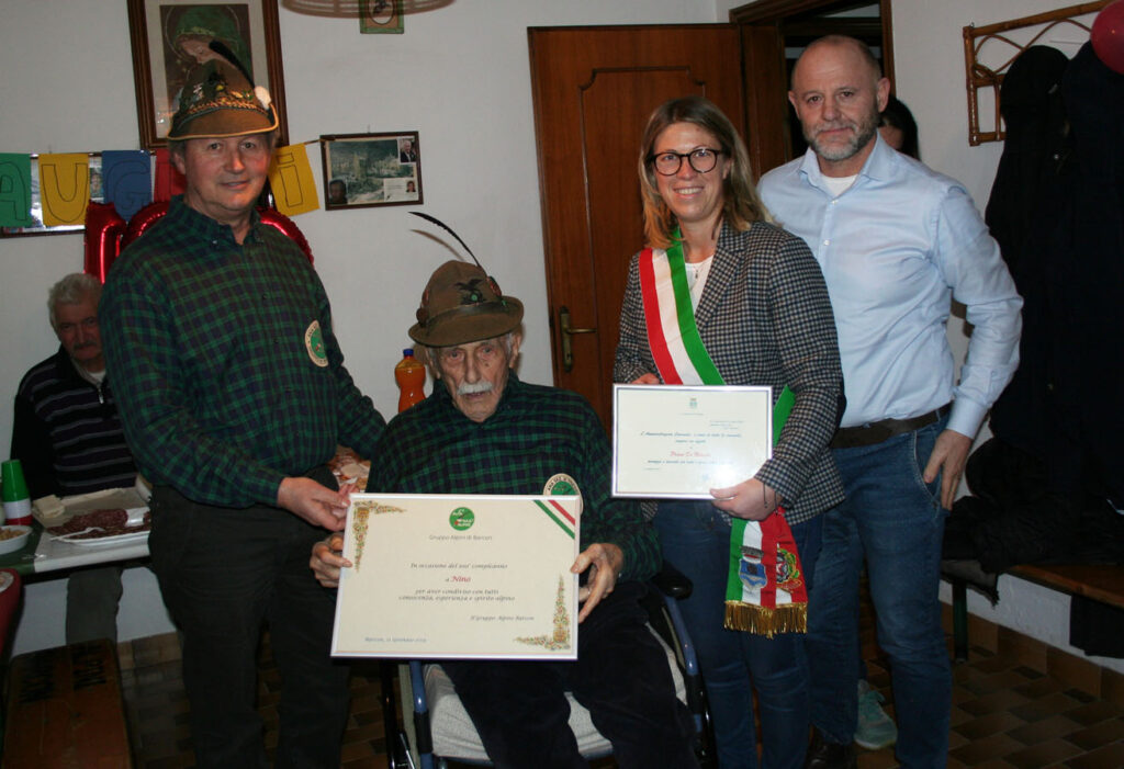 Nino Gaio compie 100 anni